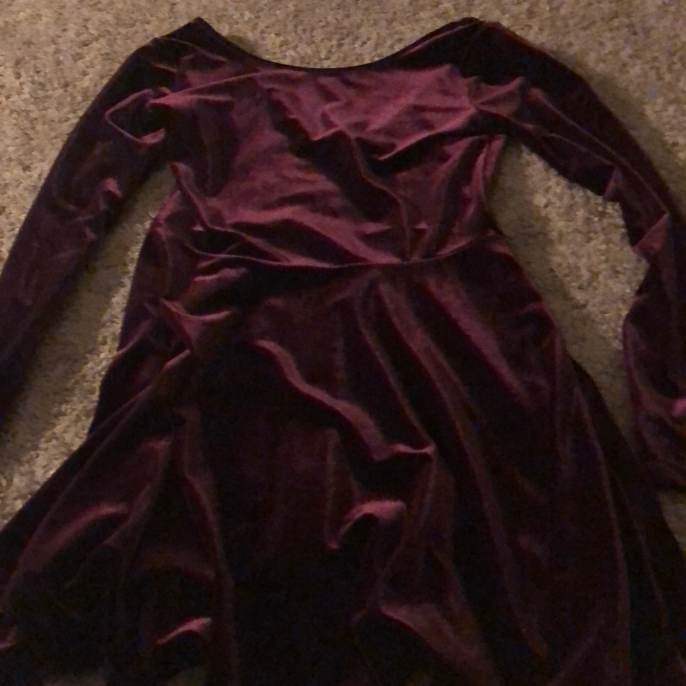 Velvet cocktail dress